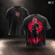 Goku Black Rose Blood Moon T-shirt - Black