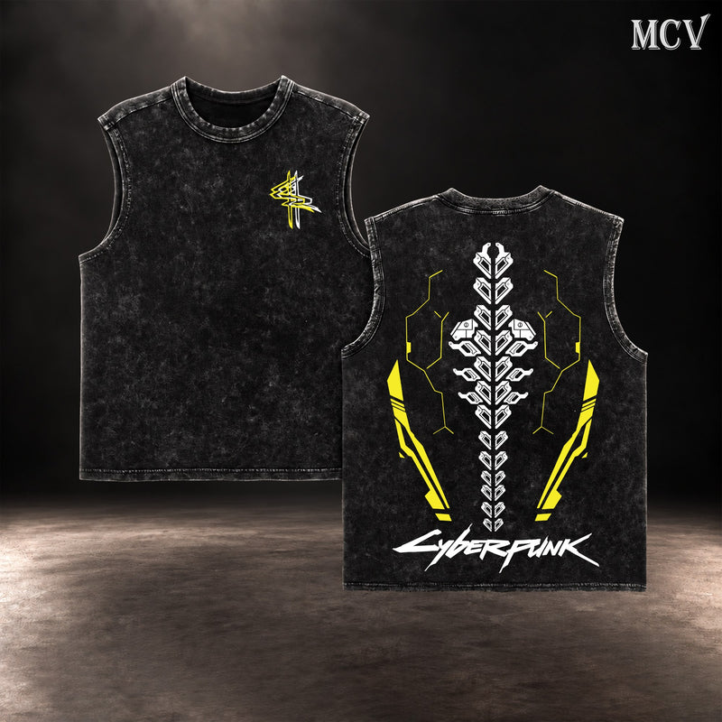 Cyberpunk 2077 Sandevistan Tanktop - Black