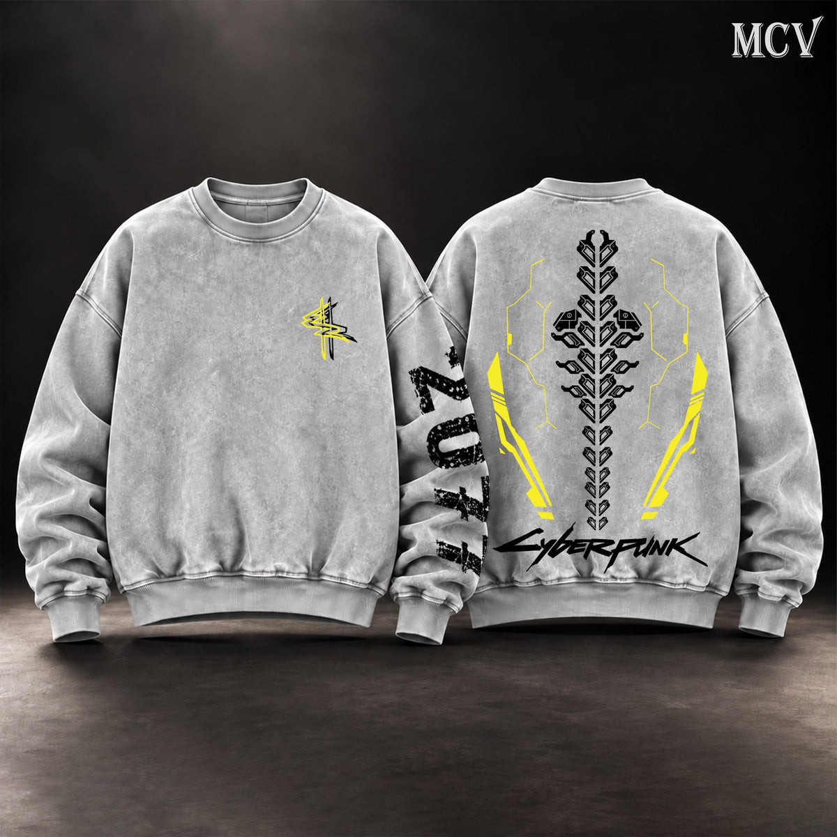 Cyberpunk 2077 Sandevistan Sweatshirt - Gray