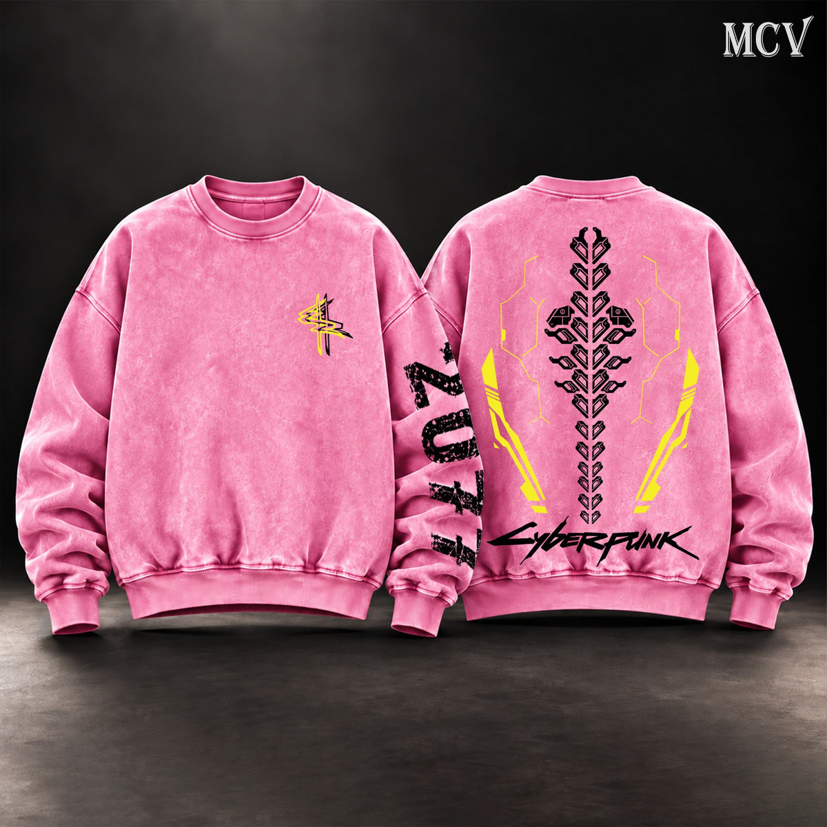 Cyberpunk 2077 Sandevistan Sweatshirt - Pink