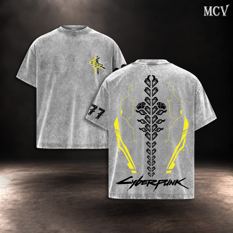 Cyberpunk 2077 Sandevistan T-shirt - Gray