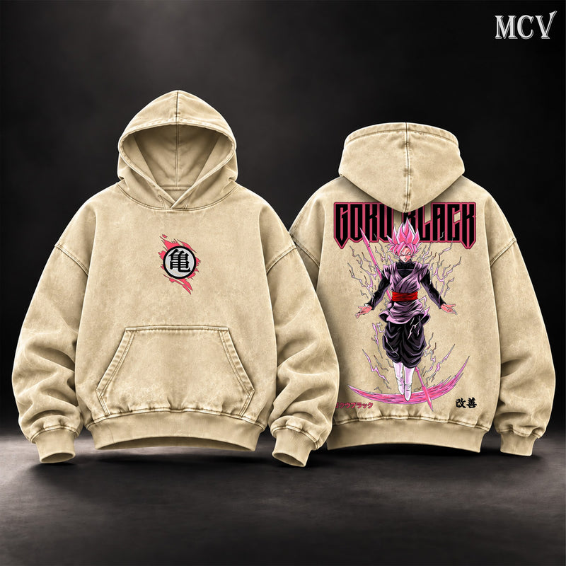 Goku Black Rose Hoodie - Apricot