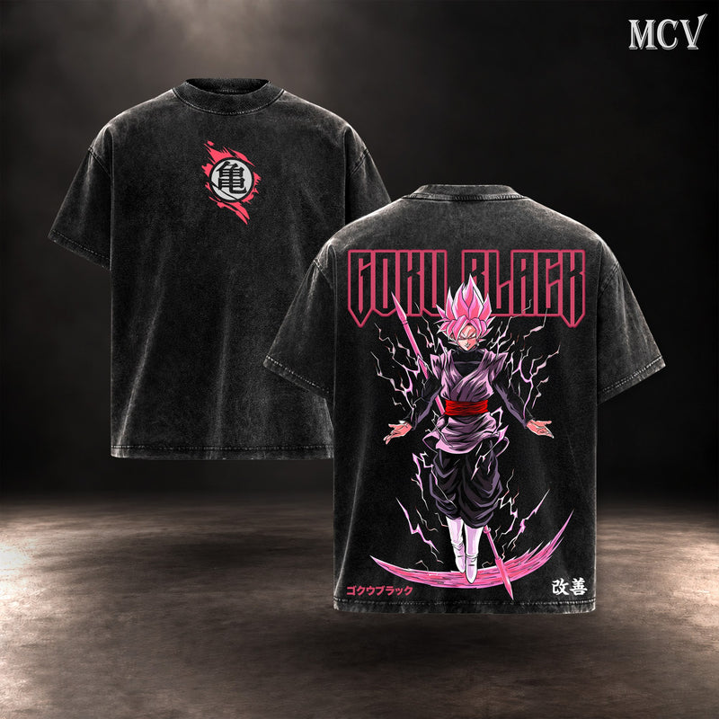 Goku Black Rose T-shirt - Black