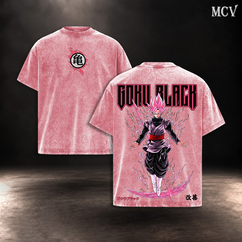 Goku Black Rose T-shirt - Pink