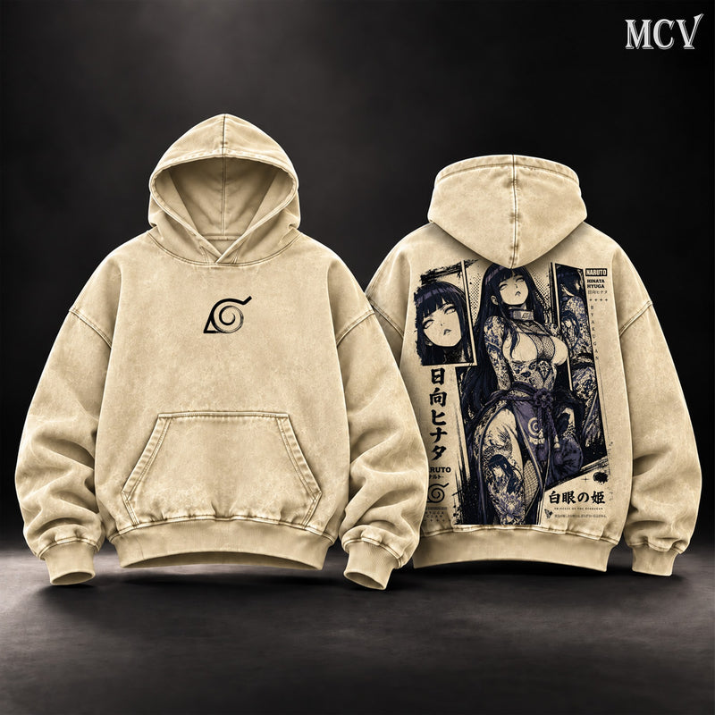 Hinata Hyuga Hoodie - Apricot