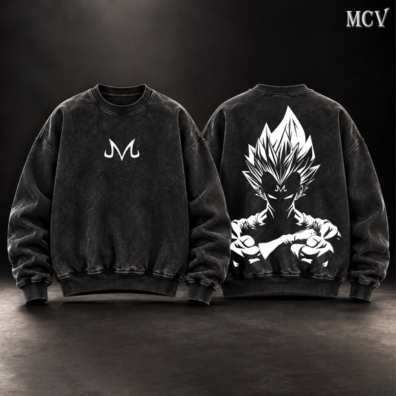 Majin Vegeta Shadow Sweatshirt - Black