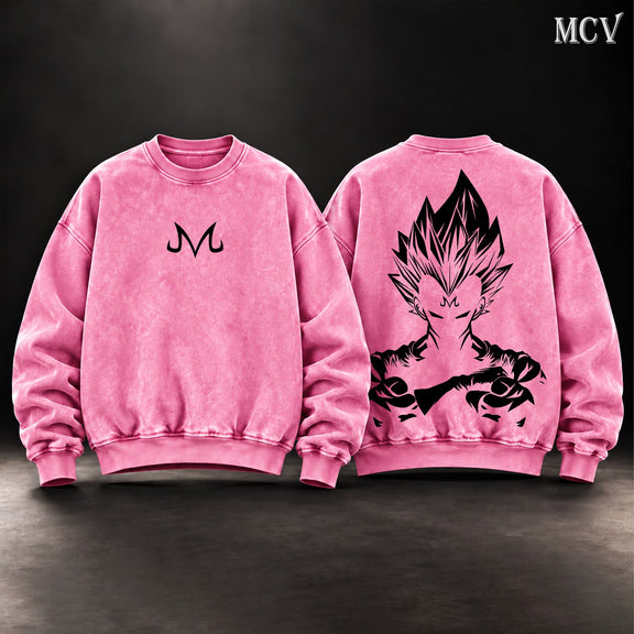 Majin Vegeta Shadow Sweatshirt - Pink