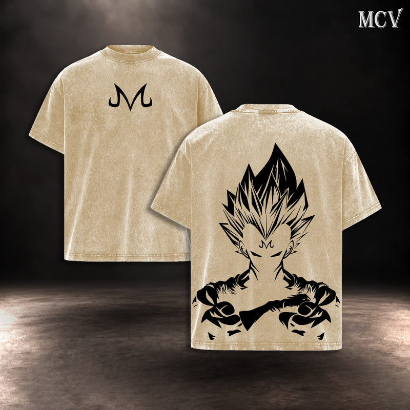 Majin Vegeta Shadow T-shirt - Apricot