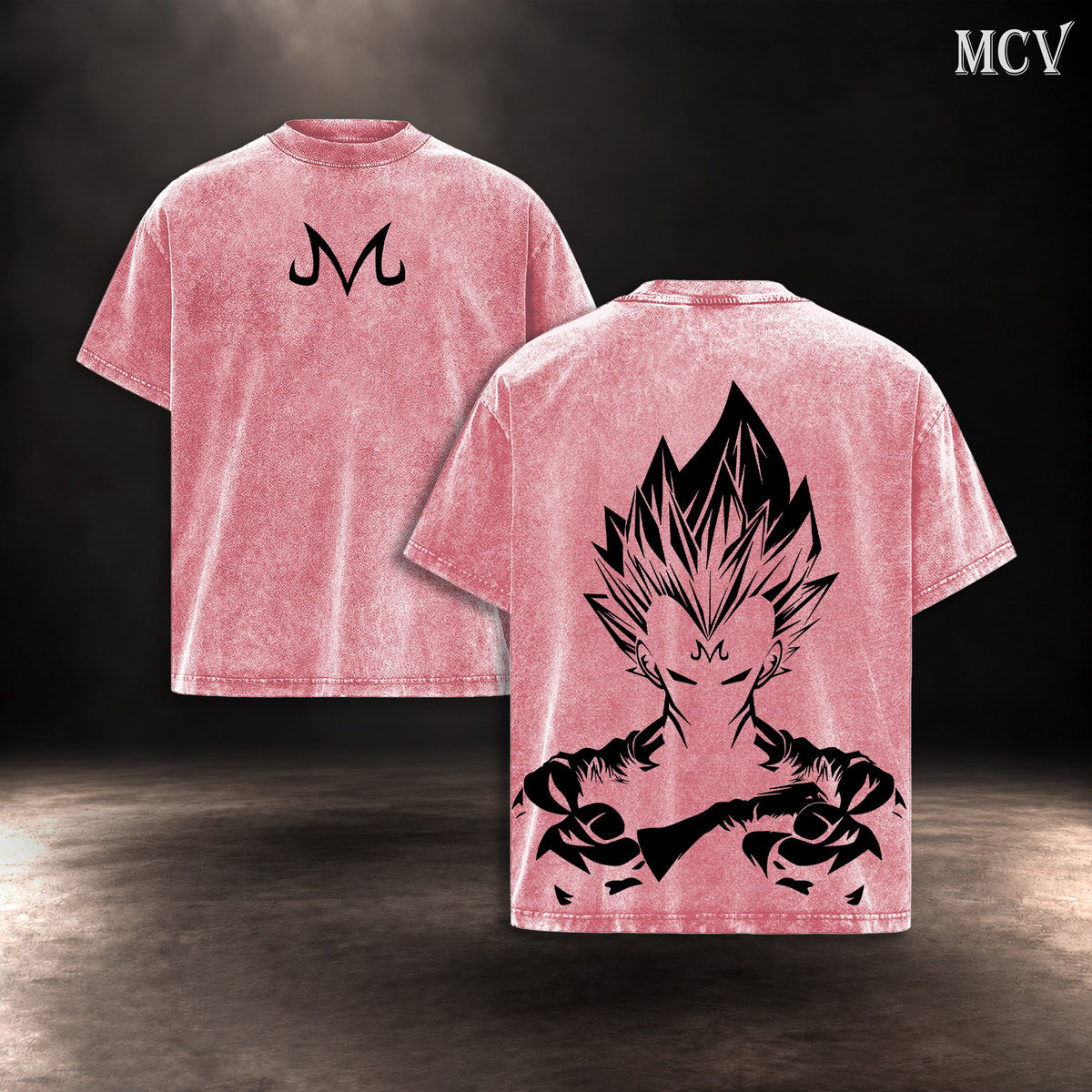 Majin Vegeta Shadow T-shirt - Pink