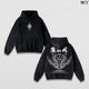 Divine General Mahoraga – Jujutsu Kaisen – Vintage Washed Heavyweight Cotton Anime Graphic Hoodie Japanese Manga Streetwear