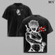 Zenin Clan Slayer Maki – Jujutsu Kaisen – Vintage Washed Heavyweight Cotton Anime Graphic T-Shirt