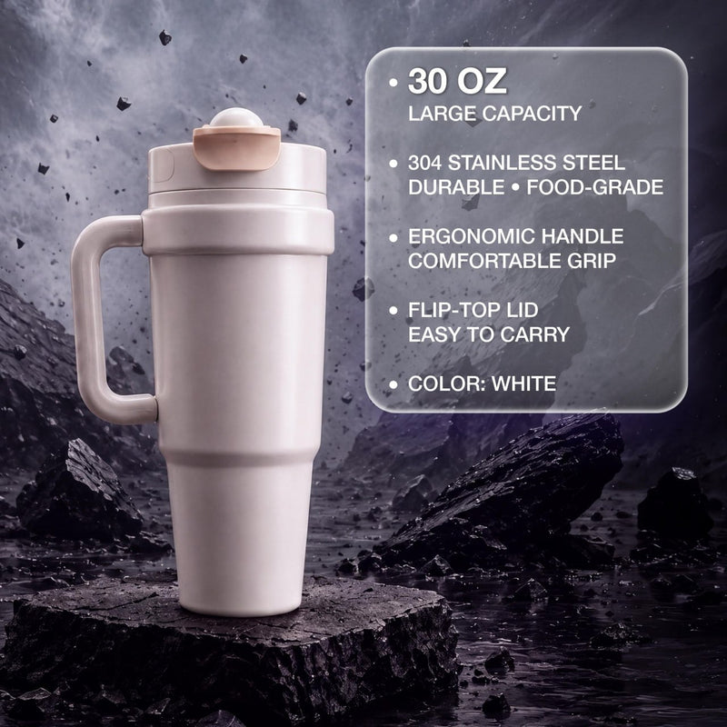 Albedo Insulated Tumbler, Overlord Anime Manga Travel Mug, Gothic Nazarick Guardian Graphic Thermal Cup, Dark Fantasy Reusable Drinkware, Gift for Overlord Fans