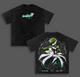 Gardevoir Pokemon Vintage Unisex Oversize Anime Manga Acid Washed Heavyweight Cotton T-shirt