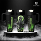 Ghostface Halloween Insulated Tumbler Horror Coffee Cup No You Hang Up Green Pumpkin Design Stainless Steel 17oz 24oz 30oz Vacuum Travel Mug Reusable Drinkware Halloween Horror Gift