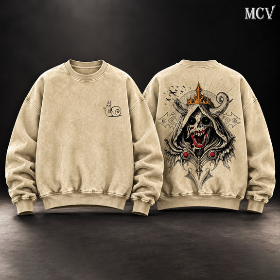 The Lich Adventure Time Sweatshirt - Apricot