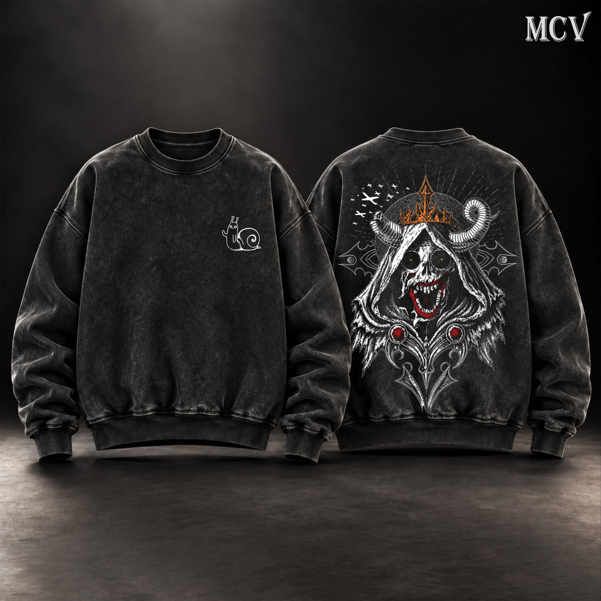 The Lich Adventure Time Sweatshirt - Black