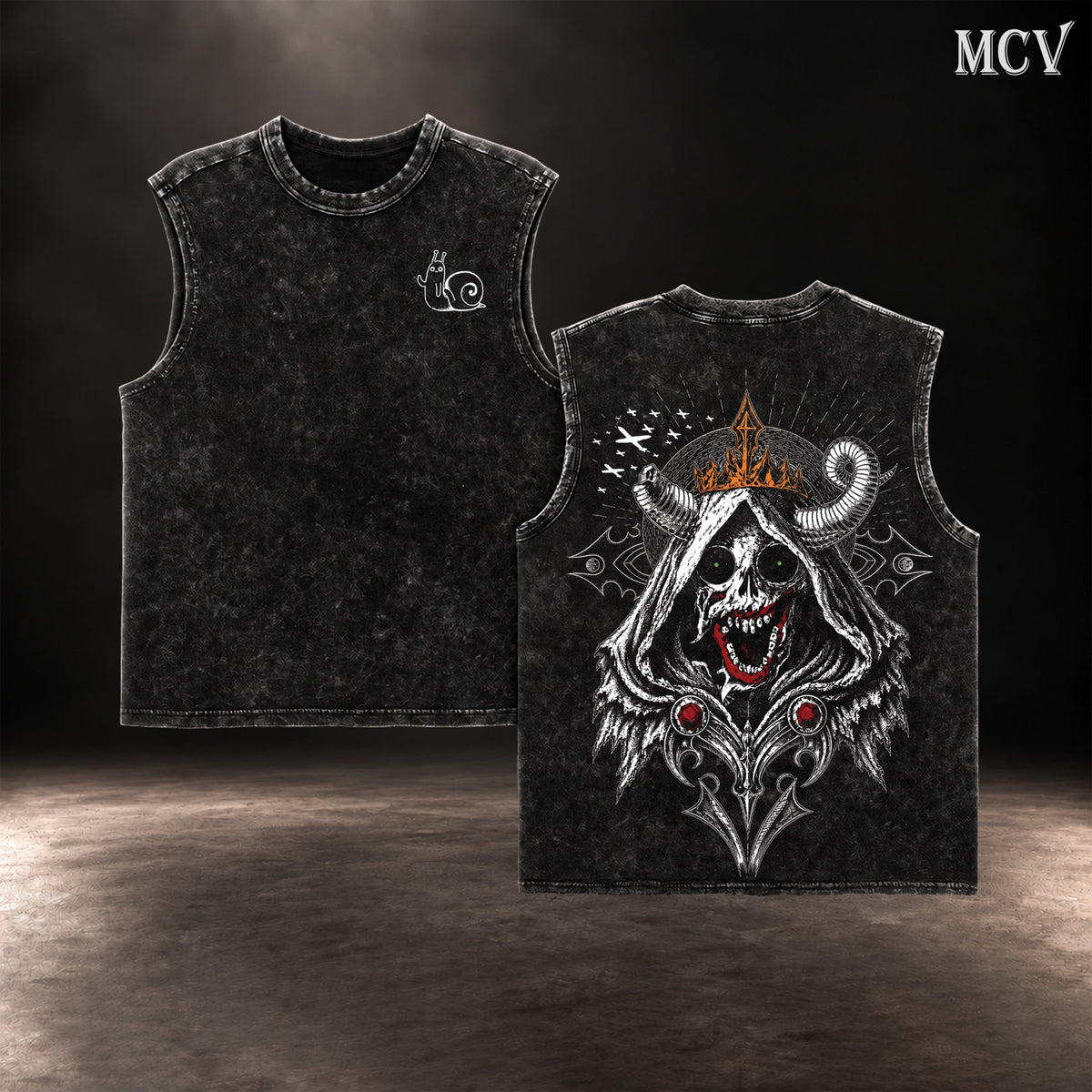 The Lich Adventure Time Tank Top - Black