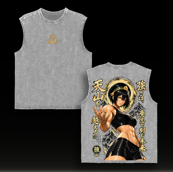 Toph Beifong Tanktop - Gray