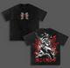 Kokushibo Demon Slayer T-Shirt – Upper Moon One Graphic Tee, Vintage Washed Oversized Anime Shirt, Heavy Cotton Streetwear Top, Unisex Casual Outfit, Gift for Demon Slayer Infinity Castle Fans