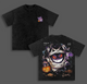 Gengar Pokemon Halloween T-Shirt, Cute Anime Graphic Tee, Vintage Washed Oversized Heavyweight Cotton Shirt, Pokémon Halloween Streetwear, Unisex Graphic Apparel, Gift for Pokémon Fans
