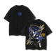 Mighty Morphin Power Rangers V2 Vintage Washed T-Shirt, Retro 90s Ranger Graphic Tee, Oversized Heavyweight Cotton Streetwear