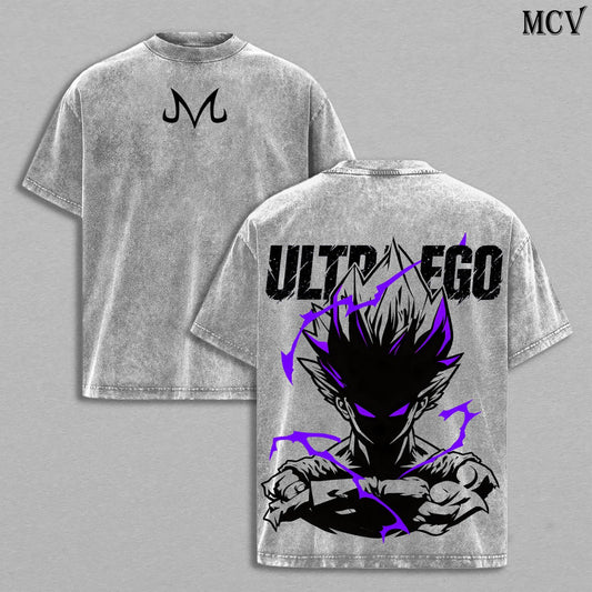 Vegeta Dragon Ball Shirt, Saiyan Prince Anime Tee, Super Saiyan Graphic Vintage Washed T-Shirt
