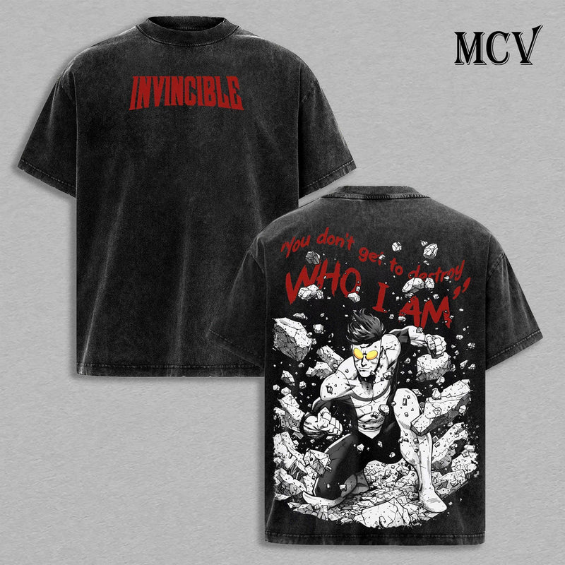 Invincible Mark Grayson Shirt, Superhero Brutal Fight Tee, Comic Graphic Vintage Washed T-Shirt