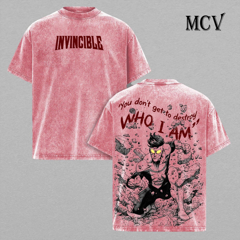 Invincible Mark Grayson Shirt, Superhero Brutal Fight Tee, Comic Graphic Vintage Washed T-Shirt