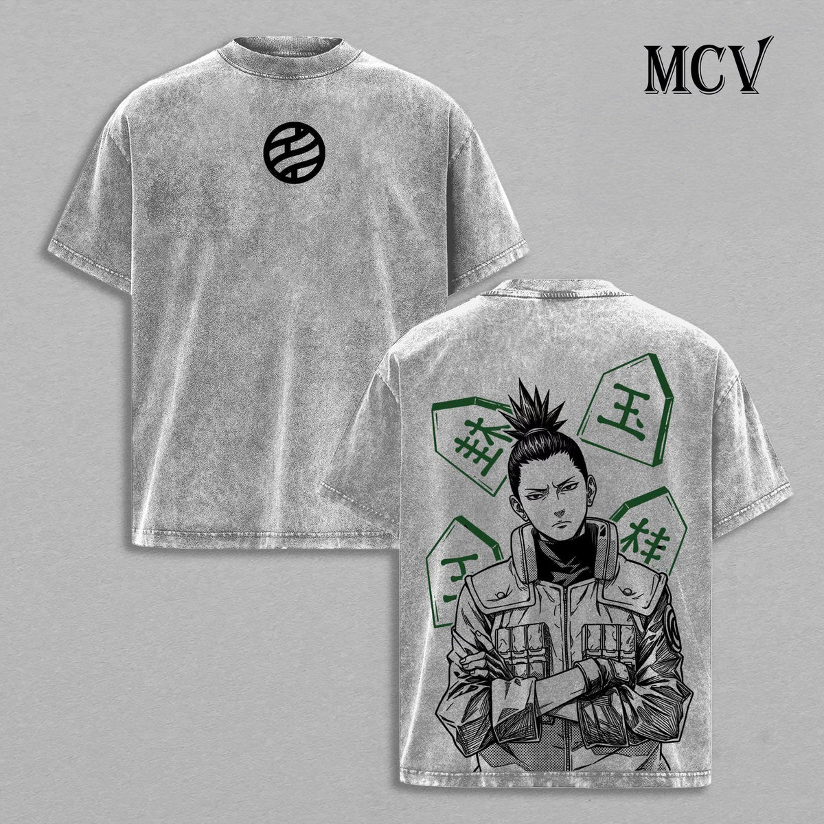 Shikamaru Nara Naruto Shirt, Shadow Possession Anime Tee, Lazy Genius Graphic T-Shirt Vintage Washed