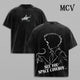 Bebop Crew Shirt, Space Western Anime Tee, Jazz Noir Vintage Washed Streetwear Tee